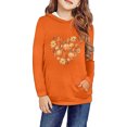thumbnail image 2 of WEIYLL Hoodies for Girls Youths Pumpkins Letter Print With Pocket Pullover Long Sleeve Pink Graphic Fall Sweatshirts 18-24 Months, 2 of 5