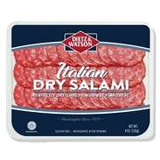 Dietz & Watson Italian Style Dry Salami, Pre-Sliced, 8 oz Plastic Resealable Package