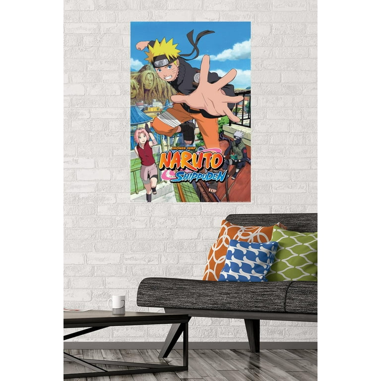 Naruto Shippuden - Jump Wall Poster, 22.375 x 34 