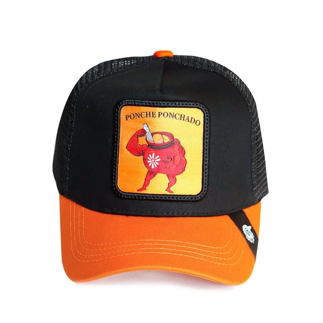 Gorra curva con malla original Pook Ponche Ponchado
