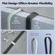 thumbnail image 3 of Cable Ethernet BUSOHE Cat 8, 20 m, 40 Gbps, 2000 MHz, exterior, negro, 3 of 9