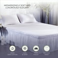 thumbnail image 5 of Simply Put Cotton Blend Percale Ruffled Bedskirt Queen Linen, 5 of 5