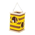 thumbnail image 1 of Casita colgante para pájaros, nido, columpio, juguete, soporte de madera, percha, refugio para loros, periquitos, petirrojos, colibríes y reyezuelos., 1 of 9