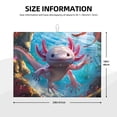 thumbnail image 2 of Honeii Cute Underwater Axolotl print Super Absorbent Coffee Bar Mat Hide Stain Coffee Maker Mat for Countertops Coffee Pot Dish Drying Mat for Kitchen Counter, 2 of 7