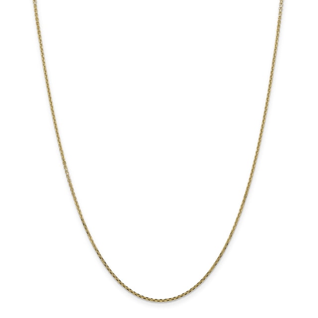 14k 1.45mm Solid D/C Cable Chain (Weight: 2.69 Grams, Length: 16 Inches)