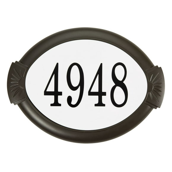PRO-DF Classic Aluminum Address Plaque