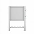 thumbnail image 4 of Castello USA 72 Alicia White Wood Vanity Base with Black Handles, 4 of 5