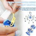 thumbnail image 3 of Clip and Drip Hanger with 20 Detachable Clip Foldable Hanger  Windproof  360°Rotation Hanging Drying Hooks  for Gloves  Scarves Towel  Bras Baby Clothes, 3 of 8