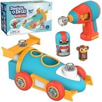 Educational Insights Design And Drill Bolt Buddies Race Car Toy for Children Ages 3 and up