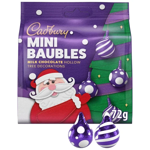 Cadbury Chocolate Choco Bauble Tree Decorations 72g