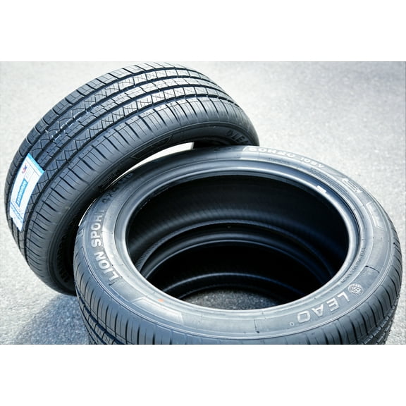 Pair of 2 (TWO) Leao Lion Sport 4x4 HP 255/50R20 109V XL A/S Performance Tires Fits: 2011-19 Ford Explorer XLT, 2006-09 Chevrolet Trailblazer SS
