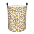thumbnail image 6 of Lsque Coffee Donuts pattern Laundry Hamper Basket, Tall Woven Rope Hamper Basket for Clothes, Lightweight Storage Basket, Collapsible Waterproof-Medium, 6 of 8