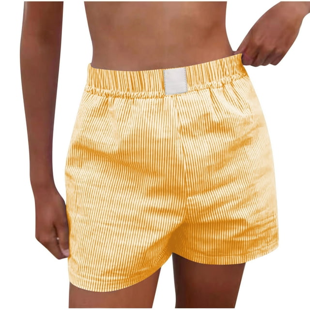Birdeem Printemps et Été Mignon Confortable Taille Élastique Bas pour Femmes Nouvelle Mode Imprimé Short Décontracté