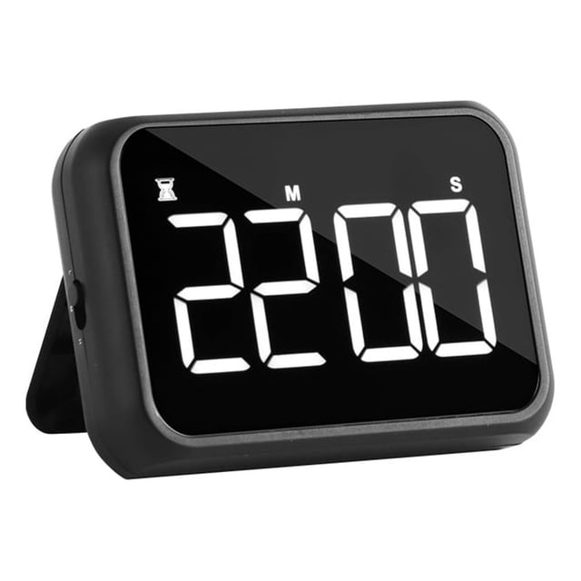 Bearachild Reloj despertador con pantalla grande LED ABS - Reloj despertador pequeño y portátil con materiales de amplia aplicación con radio Type3 NO3