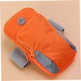 thumbnail image 4 of RENACLIPY Sac de Bras Extérieur Orange Résistant à l'Eau avec Poche Zippée et Trou pour Écouteurs pour l'Exercice, 4 of 8