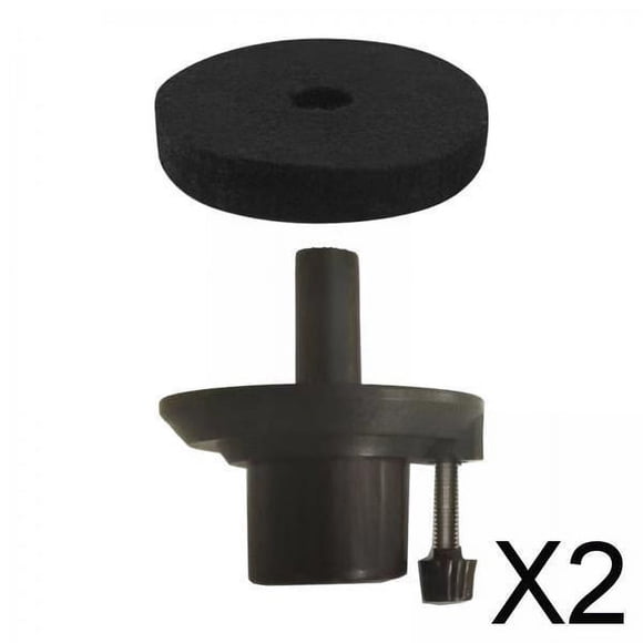 2x Funda y fieltro para platillos Funda para platillos Asiento para platillos Accesorios para tambores Fundas para soporte de platillos Partes musical 2 piezas