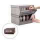 thumbnail image 5 of Caja de almacenaje cama plegable apilable, caja de almacenamiento de a prueba de polvo, no tejido, armario, organizador de ropa Café Macarena Almacenamiento de zapatos, 5 of 8