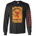 thumbnail image 1 of Fireball Bottle Label Long Sleeve Shirt-Small, 1 of 1