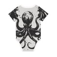 thumbnail image 6 of Rocae Abstract Ink Octopus for Baby Cotton Short-Sleeve Bodysuits for Unisex Onesies Bodysuit-2 Years, 6 of 7