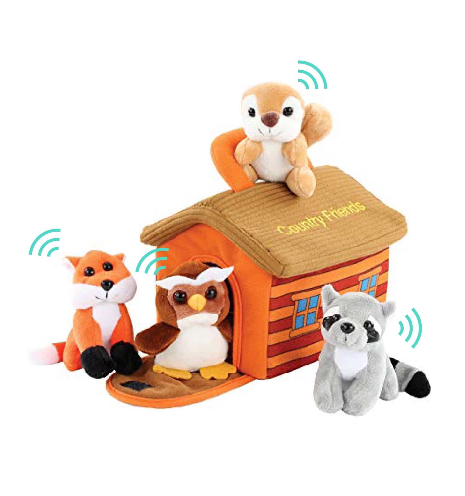Details about   Animal House Noah's Ark Plush Sound Toy With Carrier Stuffed Animal Gift Playset 