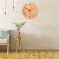 thumbnail image 3 of Reloj de pared de madera, reloj de pared de diseño moderno de 30 cm, reloj de pared gigante silencioso, reloj de pared vintage, decoración para sala de estar, dormitorio, hogar, oficina, cocina, 3 of 5