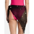 thumbnail image 3 of No Boundaries Fishnet Pareo with Faux Shells, One Size, Black Soot, Women's, 3 of 5