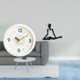 thumbnail image 2 of Reloj de pared con diseño de pensador moderno, escultura silenciosa con números , figura decorativa abstracta para el hogar, la oficina, la sal, 2 of 8