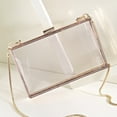thumbnail image 3 of Transparent Acrylic Shoulder Bag Crossbody Evening Handbag with Chain Shoulder Strap for Women, 3 of 8
