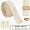 thumbnail image 2 of 1 Set 180" x2" Beige 3D Peel Stick Wallborder Moulding Trim Self Adhesive Stick Foam Flexible Sticky Wall Edging Lines Baseboard Wall Base Molding Trim for Wallpaper Border Mirror Border DIY Decor, 2 of 9
