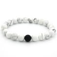 thumbnail image 1 of Pulseras para mujer, regalos para mujeres, hombres y mujeres, pulsera elástica de ágata con cuentas de chakra de 8 mm y cristal., 1 of 3