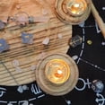 thumbnail image 4 of Bandeja Soporte 2 en 1 Bandejas Pentagram Wooden para Brujería Tarot Suministros Verde, 4 of 9