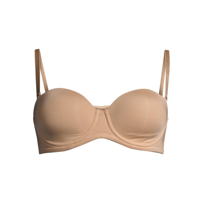 Self Adhesive Reusable Sticky Bra Strapless and Backless Nude by QT  Intimates