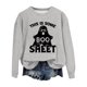 thumbnail image 1 of Sudadera con capucha de Halloween para mujer con estampado divertido de fantasmas y manga larga "This is Some Boo Sheet", 1 of 4