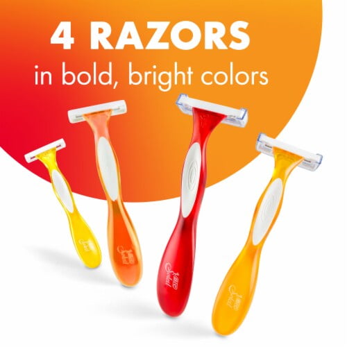 BIC Soleil 3 Women's Disposable Razors 4 pk - Pack of 2