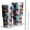 Pioneer Flower Floral-2, variant on 30oz Pioneer Flower Floral Print Pattern Tumbler, Double Wall Vacuum Insulated Cup, BPA-Free Leak Proof Lid & Reusable Straws, Hot 12h, Cold 34h