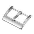 thumbnail image 1 of Unique Bargains Watch Brushed Stainless Steel Broadside Type Buckle, for 20mm Width Watch Bands, 1 of 5