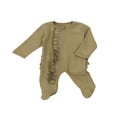 thumbnail image 1 of Baby Boys Girls Ribbed Footie Romper One Piece Jumpsuit Sleeper Zipper Pajamas, 1 of 6