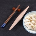 thumbnail image 3 of Kitchen Rolling Pin Non-Stick Rolling Pin Wooden Rolling Pin for Baking 28cm, 3 of 4