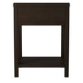 thumbnail image 2 of "East at Main Wright 23"" Tall Brown Solid Wood Nightstand with 1 Drawer, Rustic Wooden Side Table", 2 of 6