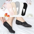 thumbnail image 2 of Calcetines náuticos de encaje jacquard profundo para mujer, calcetines náuticos invisibles que absorben el sudor para primavera y verano, calcetines náuticos finos de boca baja y caña baja, 2 of 5