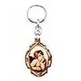 thumbnail image 3 of RosaryMart Holy Spirit Olive Wood Keychain, Confirmation Party Favor Key Holder Gift, 3 of 4