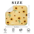 thumbnail image 4 of Sunflower Flower Dish Drying Pad Microfiber Foldable Absorbent Rack Mat Kitchen Countertop Floral Summer 16x18 Inch, 4 of 7