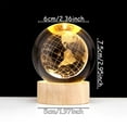 thumbnail image 4 of TFixol 3D Illuminated Crystal Ball Night Light with Warm Wooden Base - Solar System, Moon, and Galaxy Designs - Perfect Desktop Decor and Gift Idea, 4 of 6