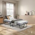 thumbnail image 6 of Folding Bed with  Mattress, Cot 75" x 31" Rollaway Bed for Guests, Portable Bed with Sturdy Frame, Save Space, 6 of 7