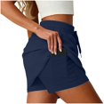 thumbnail image 2 of Wutalume Women's Casual Outdoor Sports Skirt - Quick-Dry High-Waisted Skirt Pants for Hiking Running and Beach Activities,Navy M, 2 of 8