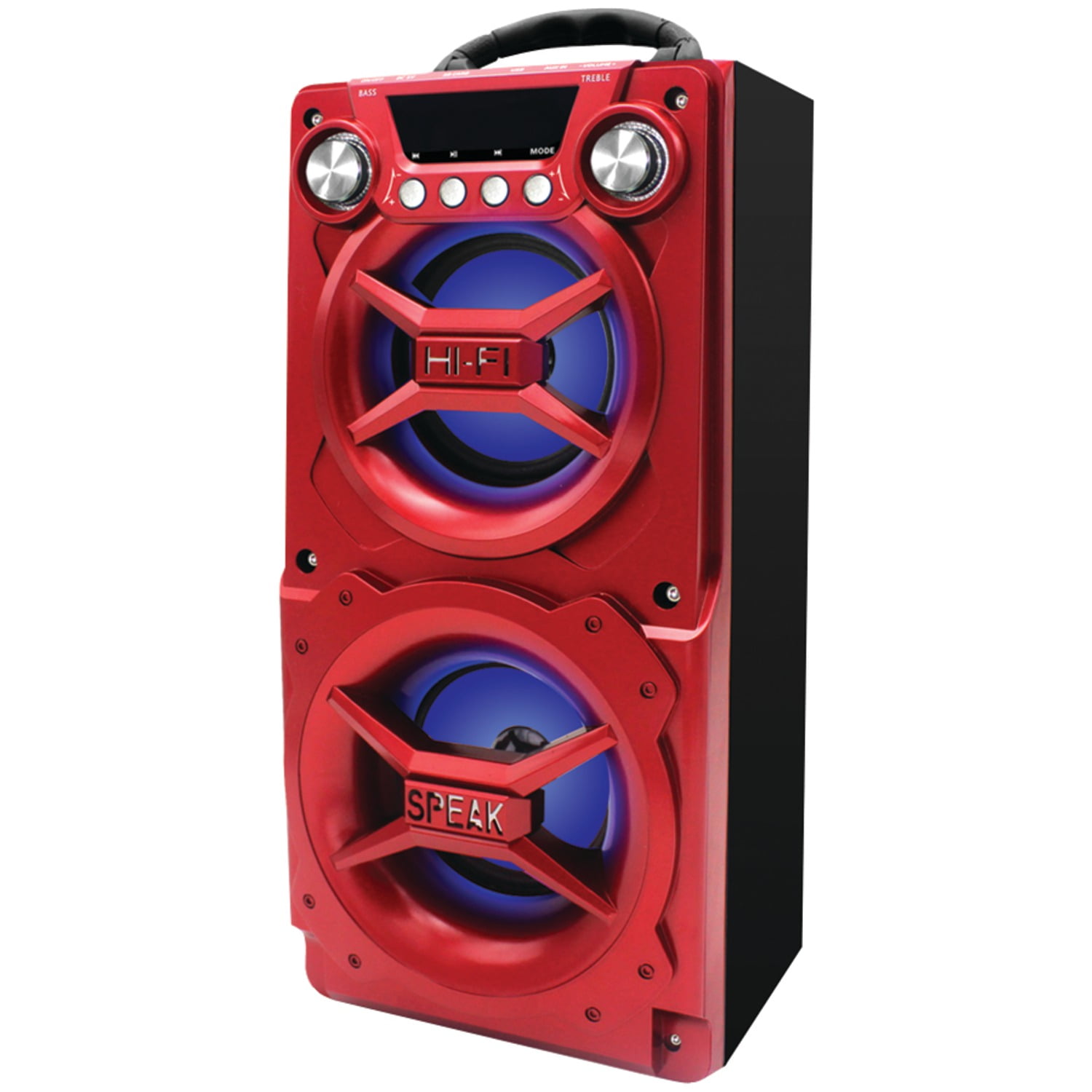 Sylvania SP328-RED Red Bluetooth Speaker with Speakerphone - Walmart