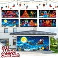 thumbnail image 6 of 157" x 71" FT Christmas Garage Door Cover, Large Outdoor UV Fluorescent Xmas Banner Wrap, Holiday Yard Decor for Home, Garage, and 2025 Christmas Party (F), 6 of 7