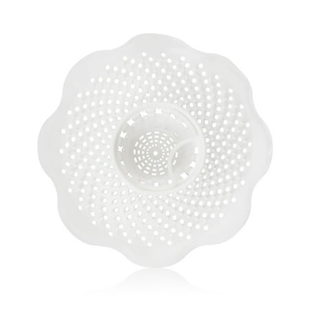 TSV Hair Catcher Trap Drain Clogged Protect Bath Shower Strainer Sink Basin (Best Way To Clean Hair Out Of Shower Drain)