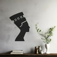 thumbnail image 3 of LaModaHome Metal Wall Art, Modern Women Silhouette, Home Decor, Contemporary Female Figure, Elegant Wall Accent, Unique Artwork for Living RoomHome Decoration Gift -15.7"x22"/40x56cm, 3 of 5