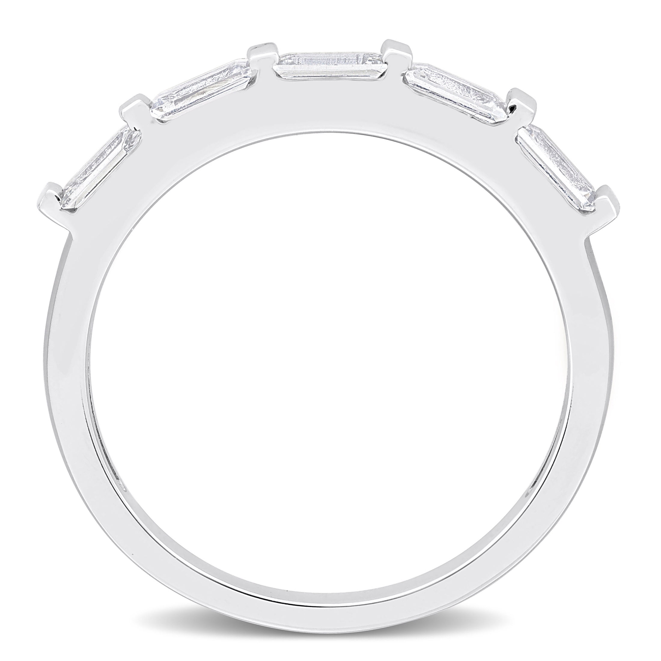 Everly Women's Sapphire 10k White Gold Ring